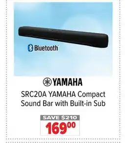 2001 Audio Video SRC20A YAMAHA Compact Sound Bar with Built-in Sub offer