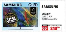2001 Audio Video QN65Q7F 65 QLED Q HDR 1500 Quantum Dot offer