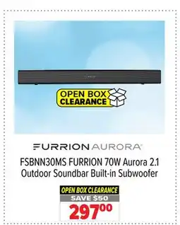 2001 Audio Video FSBNN30MS FURRION 70W Aurora 2.1 Outdoor Soundbar Built-in Subwoofer offer