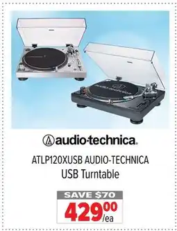 2001 Audio Video ATLP120XUSB AUDIO-TECHNICA USB Turntable offer