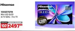 2001 Audio Video 100QD7QFM 100 Mini-LED QLED AI TV 60Hz - Fire TV offer