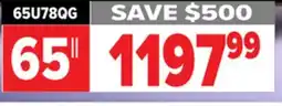 2001 Audio Video 65U78QG 65 Mini-LED QLED Pro TV offer