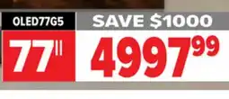 2001 Audio Video OLED77G5 77 OLED evo AI G5 4K Smart TV 2025 offer