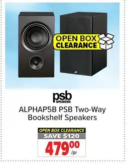 2001 Audio Video ALPHAP5B PSB Two-Way Bookshelf Speakers offer