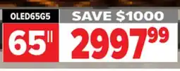 2001 Audio Video OLED65G5 65 OLED evo Al G5 4K Smart TV 2025 offer
