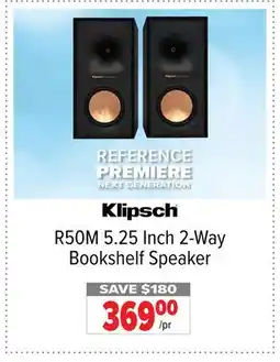2001 Audio Video R50M 5.25 Inch 2-Way Bookshelf Speaker offer