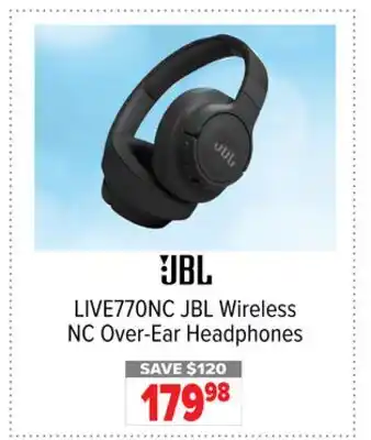 2001 Audio Video LIVE770NC JBL Wireless NC Over-Ear Headphones offer