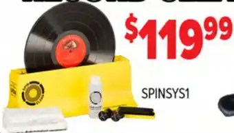 2001 Audio Video SPINSYS1 RECORD CLEANING KITS offer