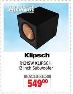 2001 Audio Video R121SW 12 Inch Subwoofer offer