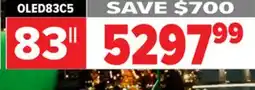 2001 Audio Video OLED83C5 83 OLED EVO AI C5 4K Smart TV 2025 offer
