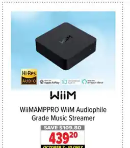 2001 Audio Video WiiMAMPPRO Audiophile Grade Music Streamer offer
