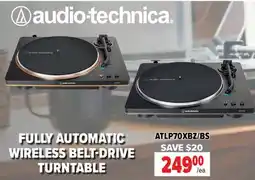 2001 Audio Video ATLP70XBZ/BS AUDIO-TECHNICA FULLY AUTOMATIC WIRELESS BELT-DRIVE TURNTABLE offer