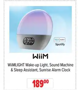 2001 Audio Video WiiMLIGHT Wake-up Light, Sound Machine & Sleep Assistant, Sunrise Alarm Clock offer