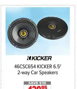 2001 Audio Video 46CSC654 KICKER 6.5|| 2-way Car Speakers offer