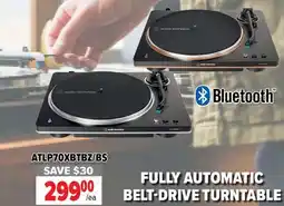 2001 Audio Video ATLP70XBTBZ/BS FULLY AUTOMATIC BELT-DRIVE TURNTABLE offer