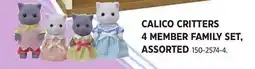 Canadian Tire CALICO CRITTERS 4 MEMBER FAMILY SET, ASSORTED offer