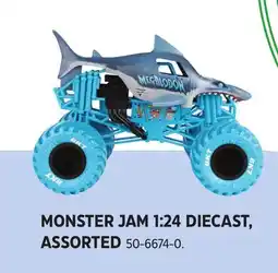Canadian Tire MONSTER JAM 1:24 DIECAST, ASSORTED offer