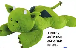 Canadian Tire JUMBIES 48˝ PLUSH, ASSORTED offer