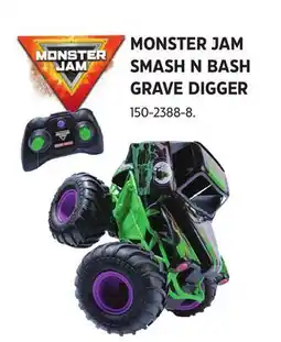 Canadian Tire MONSTER JAM SMASH N BASH GRAVE DIGGER offer