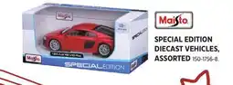 Canadian Tire Maisto SPECIAL EDITION DIECAST VEHICLES, ASSORTED offer