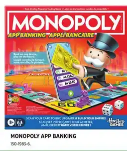 Canadian Tire MONOPOLY APP BANKING offer