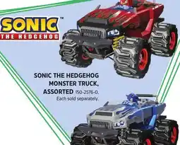 Canadian Tire SONIC THE HEDGEHOG MONSTER TRUCK, ASSORTED offer