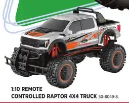 Canadian Tire 1:10 REMOTE CONTROLLED RAPTOR 4X4 TRUCK offer