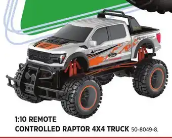 Canadian Tire 1:10 REMOTE CONTROLLED RAPTOR 4X4 TRUCK offer