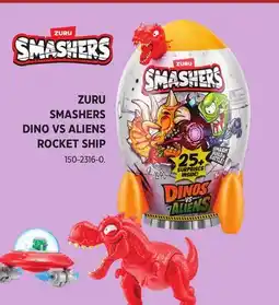 Canadian Tire ZURU SMASHERS DINO VS ALIENS ROCKET SHIP offer
