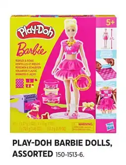 Canadian Tire PLAY-DOH BARBIE DOLLS, ASSORTED offer