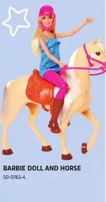 Canadian Tire BARBIE DOLL AND HORSE offer