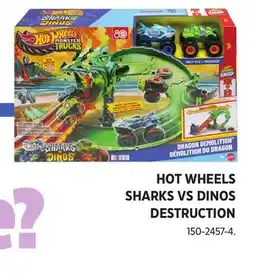 Canadian Tire HOT WHEELS SHARKS VS DINOS DESTRUCTION offer