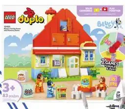 Canadian Tire LEGO DUPLO BLUEY'S FAMILY HOUSE WITH MEMORY GAME offer