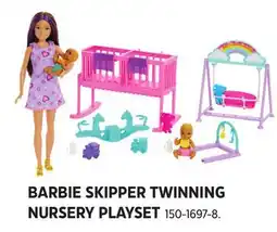 Canadian Tire BARBIE SKIPPER TWINNING NURSERY PLAYSET offer