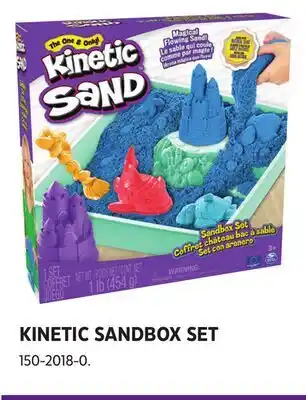 Canadian Tire KINETIC SANDBOX SET offer