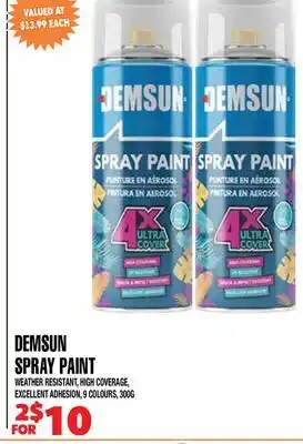 Len's Mill Stores DEMSUN SPRAY PAINT offer