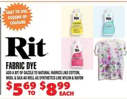 Len's Mill Stores FABRIC DYE offer
