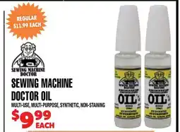 Len's Mill Stores SEWING MACHINE DOCTOR OIL offer
