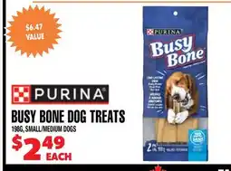 Len's Mill Stores PURINA BUSY BONE DOG TREATS offer