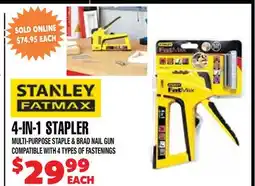 Len's Mill Stores STANLEY 4-IN-1 STAPLER offer