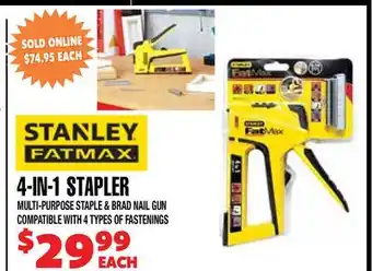 Len's Mill Stores STANLEY 4-IN-1 STAPLER offer