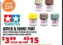 Len's Mill Stores ACRYLIC & ENAMEL PAINT offer