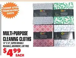 Len's Mill Stores MULTI-PURPOSE CLEANING CLOTHS offer