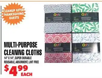 Len's Mill Stores MULTI-PURPOSE CLEANING CLOTHS offer