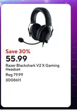 Staples Razer Blackshark V2 X Gaming Headset offer