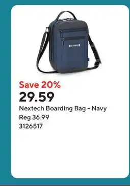 Staples Nextech Boarding Bag - Navy offer