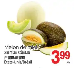 T&T Supermarket MELON DE MIEL/ SANTA CLAUS offer