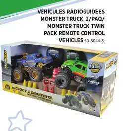 Canadian Tire MONSTER TRUCK TWIN PACK REMOTE CONTROL VEHICLES offer