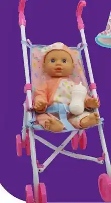 Canadian Tire Kisses & Cuddles Baby Doll Toy Stroller AND Accessories 12 offer