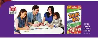 Canadian Tire Mattel SKIP-BO offer